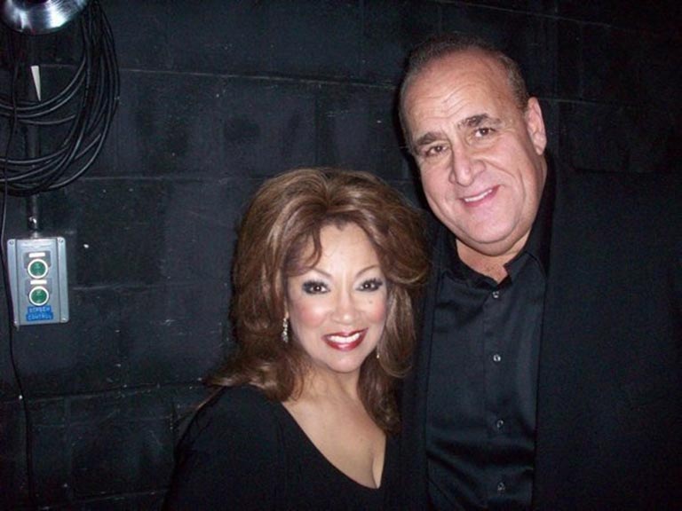 Linda and Radio Legend Joe Causi of New York at the Lehman Auditorium in NY