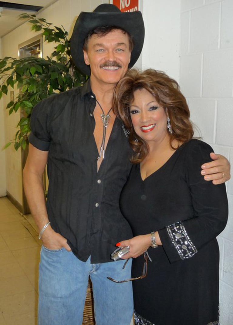 Randy (Cowboy from the Village People) and Linda at Lehman Auditorium